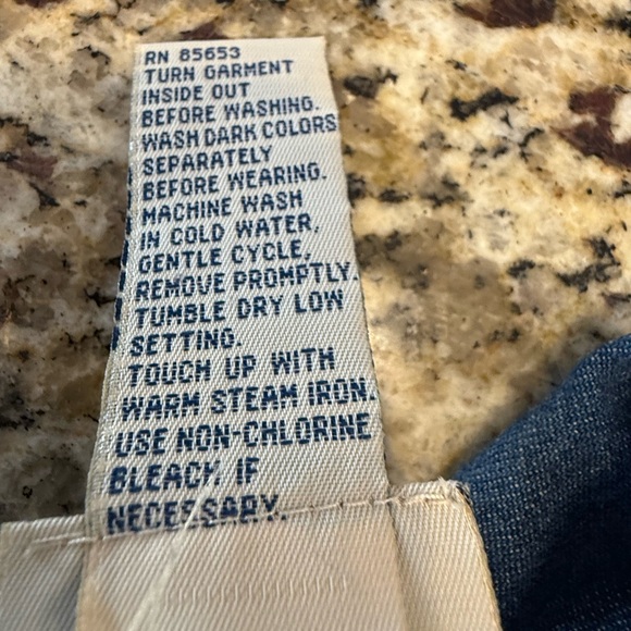 Koret vintage cotton denim patchwork embroidered short sleeve shirt SZ SM - Picture 8 of 12